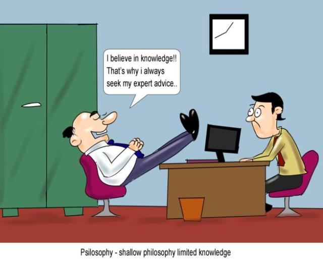 Psilosophy shallow philosophy limited knowledge